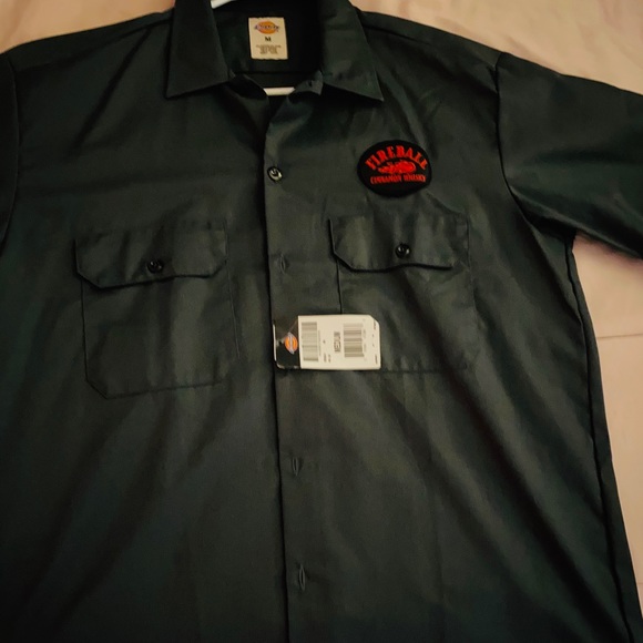 Mens Fireball dickies shirt - Picture 2 of 2